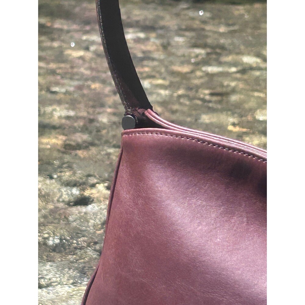 Vintage Coach 9180 Mahogany Leather Shoulder Bag Made in USA - Picture 3 of 12